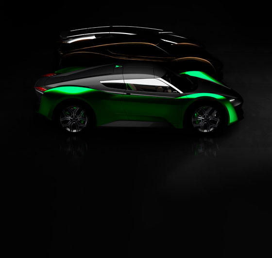 3 GFG Style concept cars unveiled in live streaming press conference