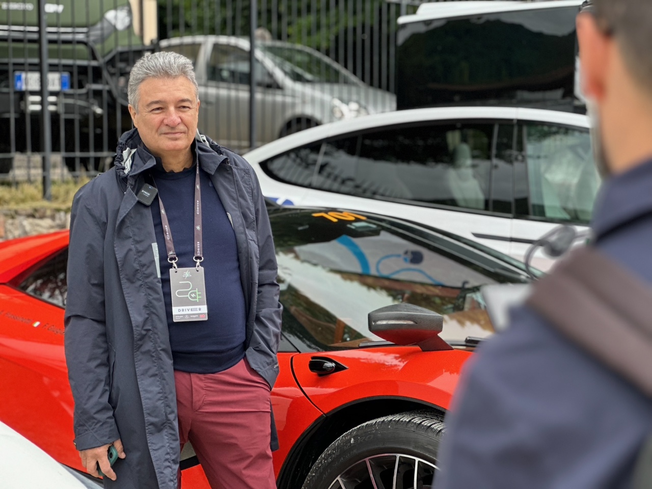 Fabrizio Giugiaro and GFG Kangaroo at 2024 Mille Miglia Green