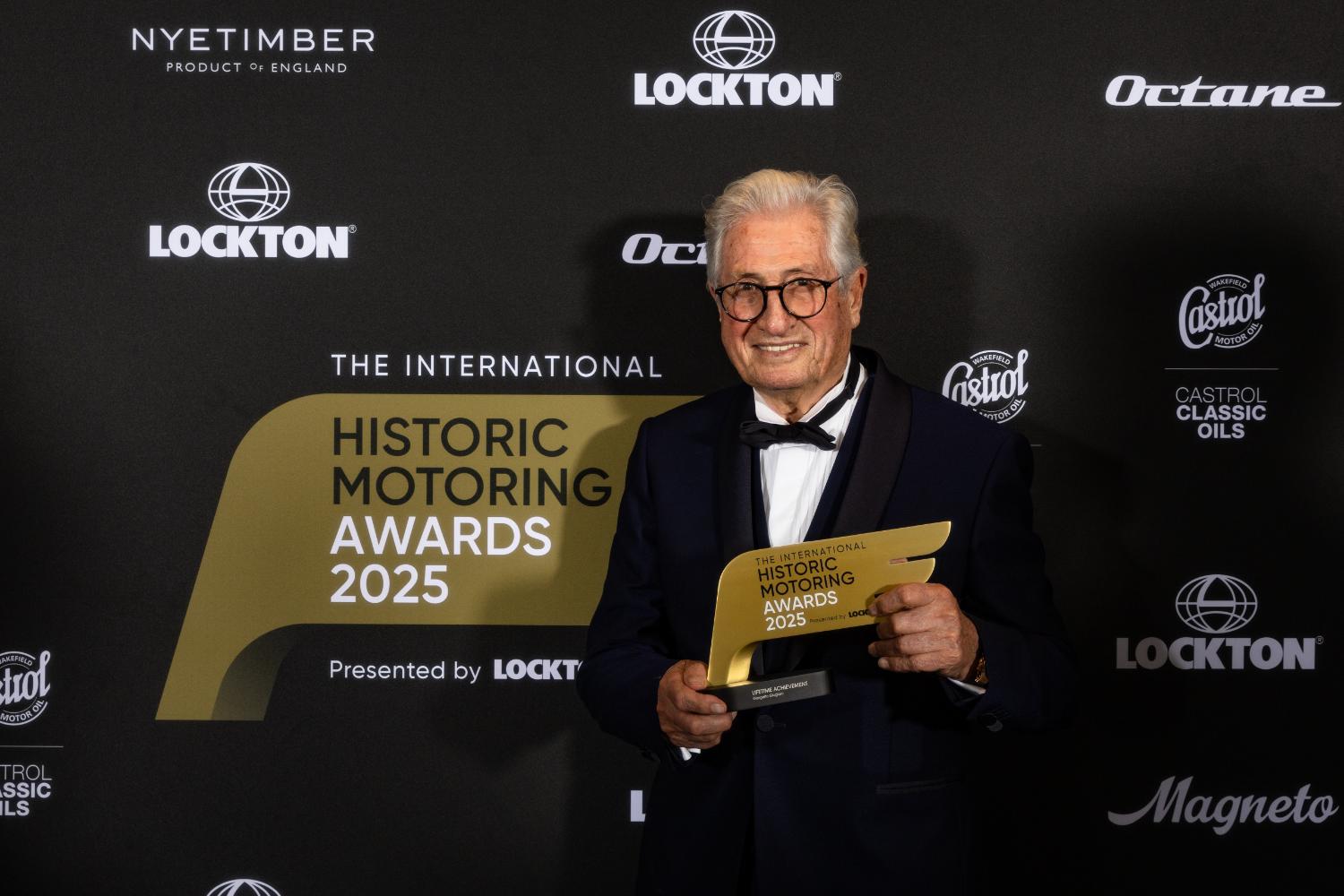 Giorgetto Giugiaro receives the Lifetime Achievement Award in London
