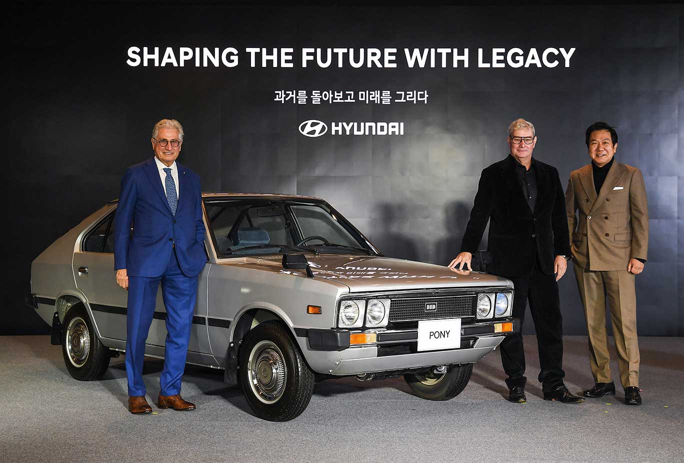 Hyundai Motor and Legendary Designer Giorgetto Giugiaro Collaborate to Rebuild Original 1974 Pony Coupe Concept - November 24th, 2022