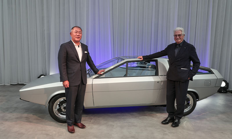 Hyundai Pony Coupe Concept Restored