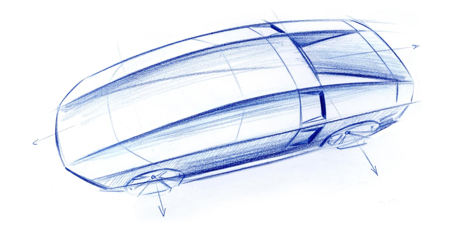 Hand and digital sketching