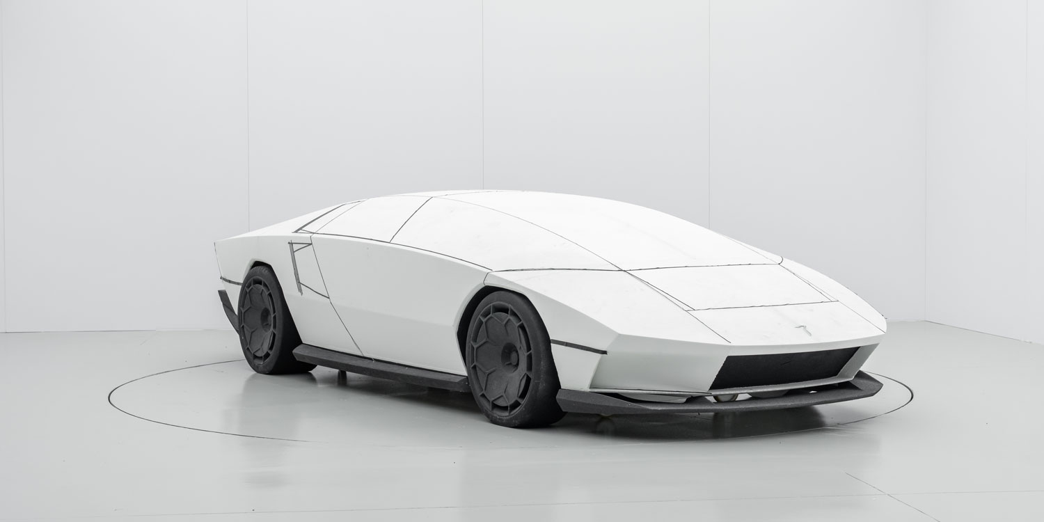 Real-size physical model - Milling and manual modeling